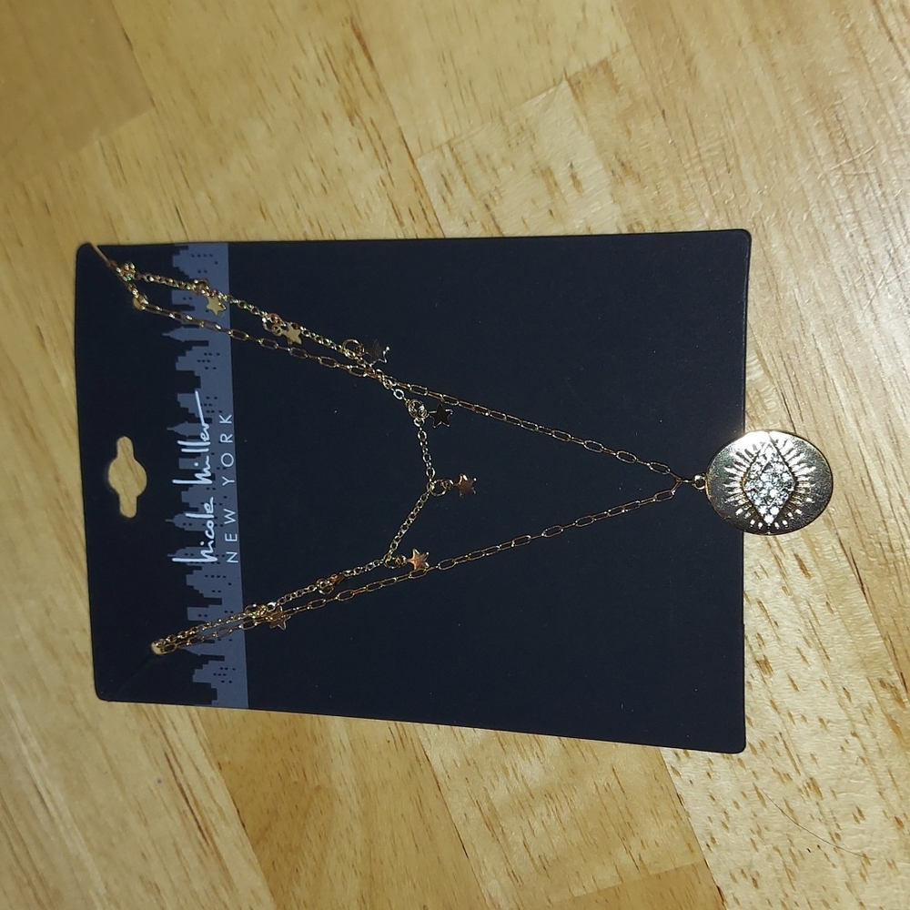 Nicole Miller New‎ York Layered Gold Celestial Necklace